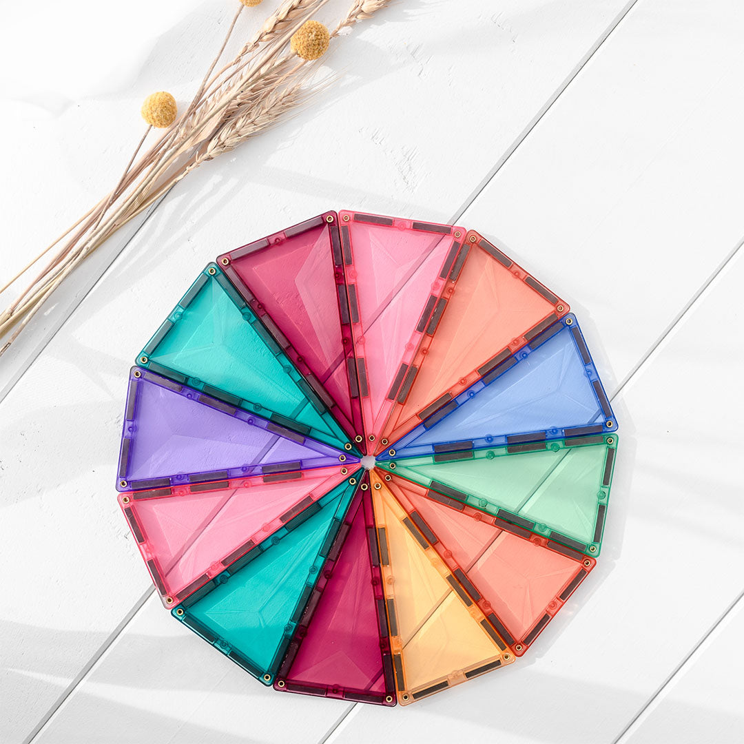 connetix magnetische tegels mega - pastel - 202st   | CON-EU-P202 | 24