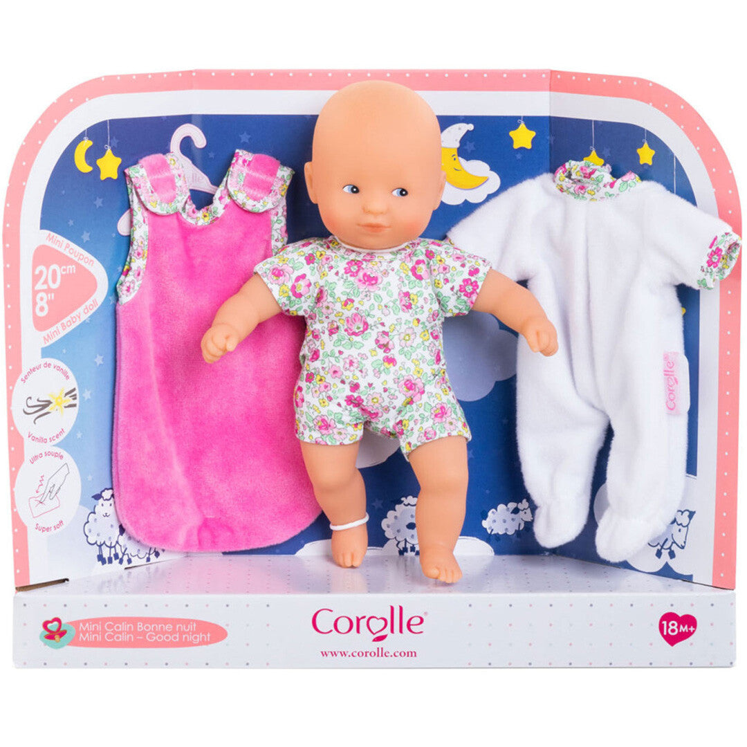 corolle babypop calin - good night slaapset - 20 cm  | 5610540 | 3