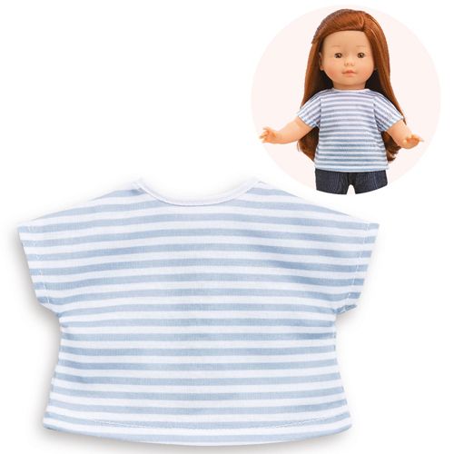 corolle gestreept t-shirt voor stapop - 36 cm   | 5610667 | 0