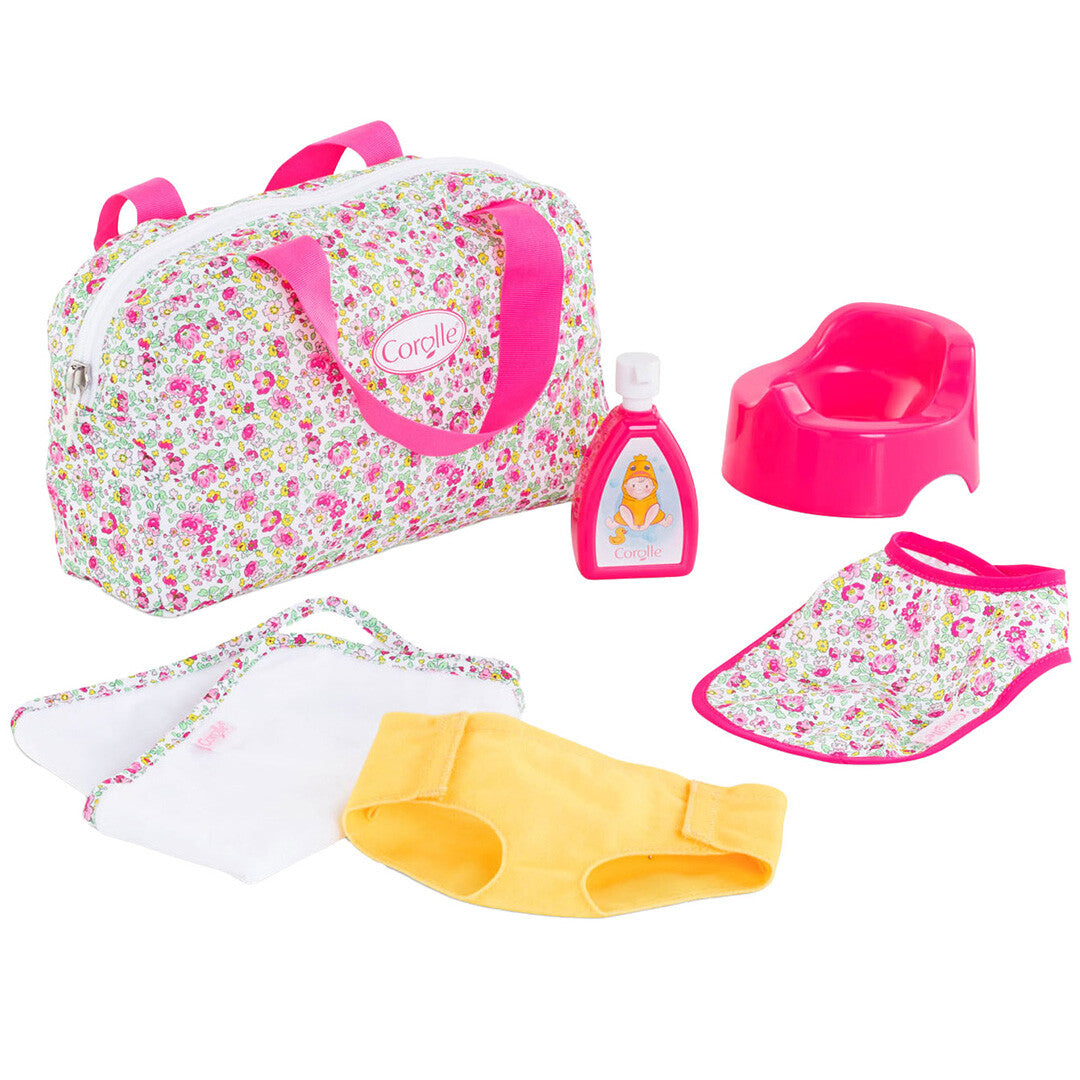 corolle poppenverzorgingsset luiertas - bloemen  | 5610579 | 0