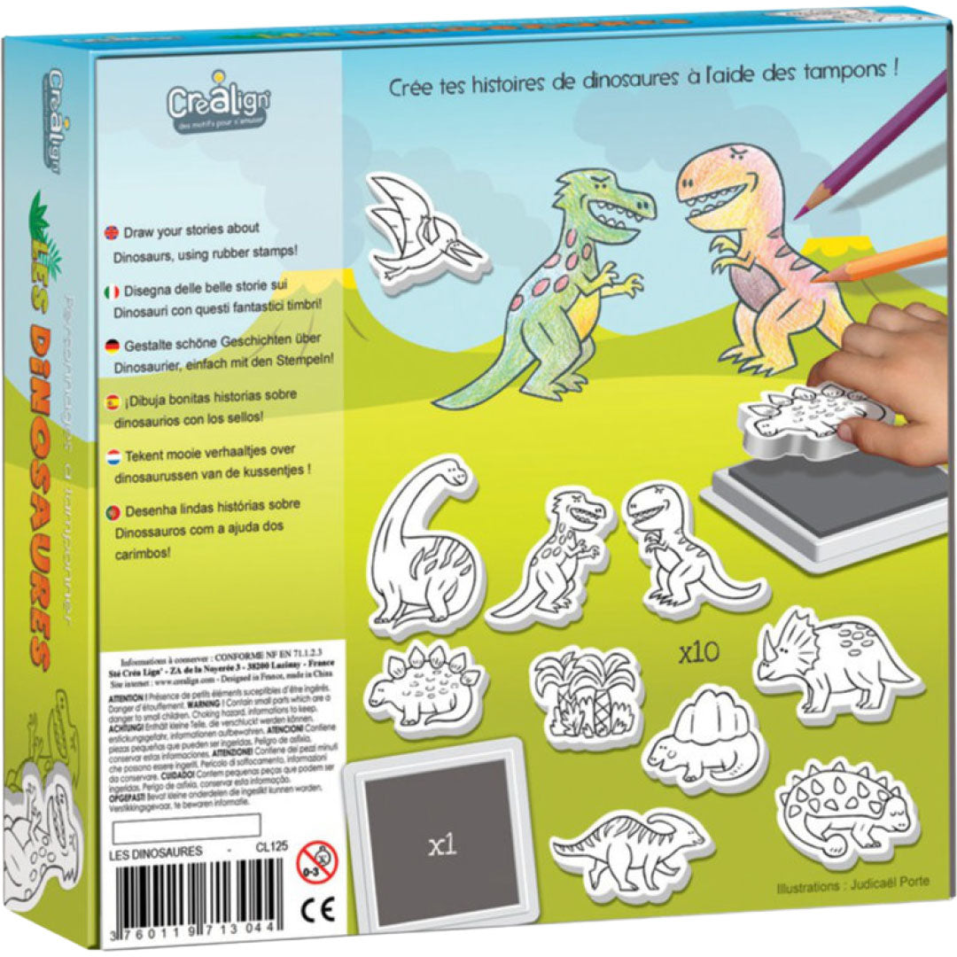 crealign stempelset dinosaurus - 11st | CL125 | 3