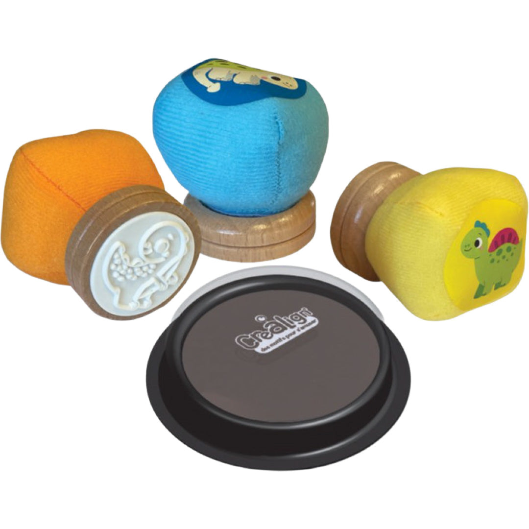 crealign stempels mijn eerste set - dino's - 6st | CL220 | 4