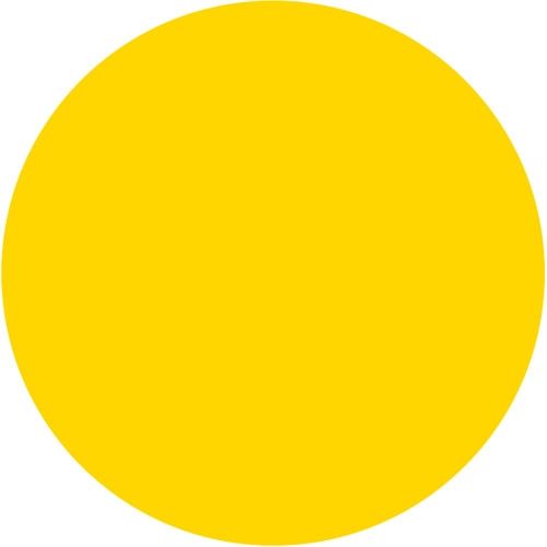 creall eco color plakkaatverf 500ml  - primair geel | 32202 | 1