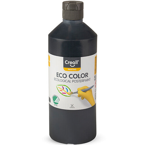 creall eco color plakkaatverf 500ml - zwart | 32220 | 0