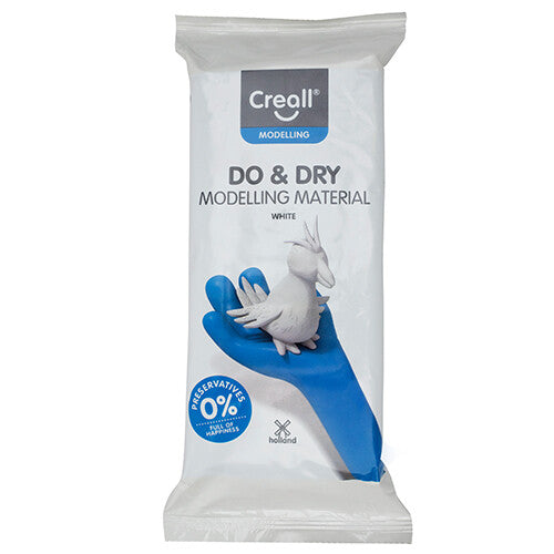 creall luchthardende boetseerklei - 1 kg - wit  | 26200 | 0