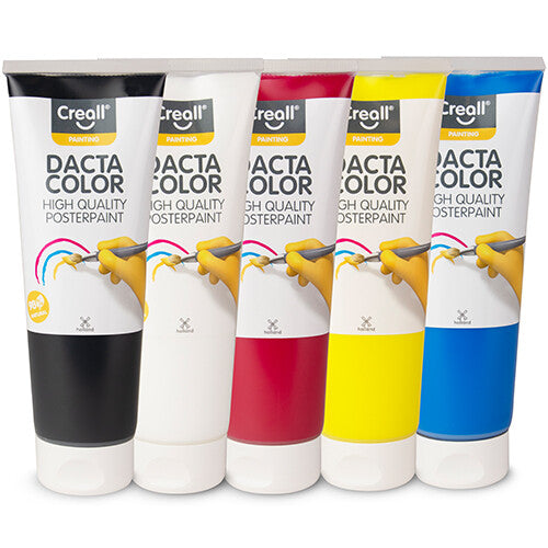 creall natuurlijke plakkaatverf dacta color - 5x250ml | 30530 | 0