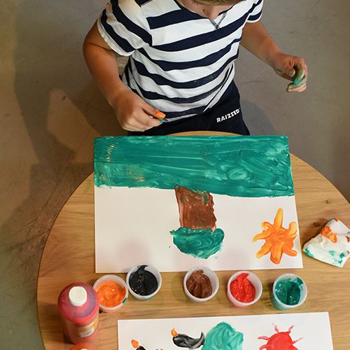 creall natuurlijke vingerverf - 250 ml - groen | 07825 | 1