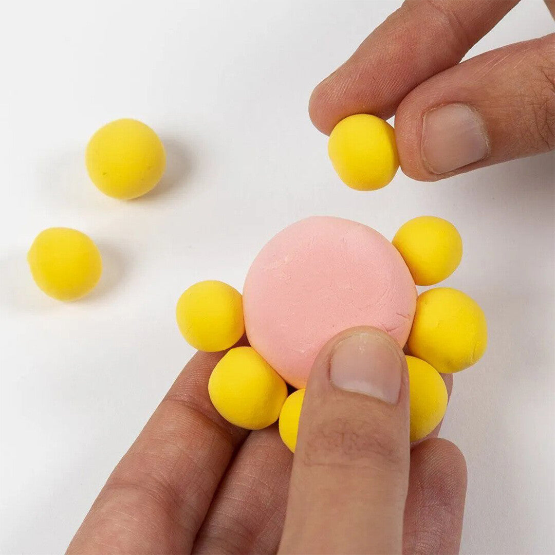 creativ company boetseerklei silk clay - neon - 6st | 79140 | 4