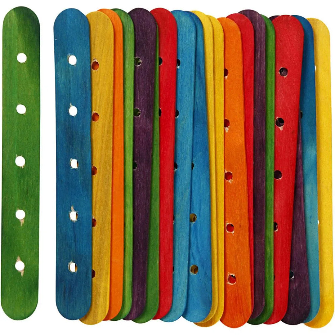 creativ company constructiestokjes gekleurd - 20st | 563050 | 1