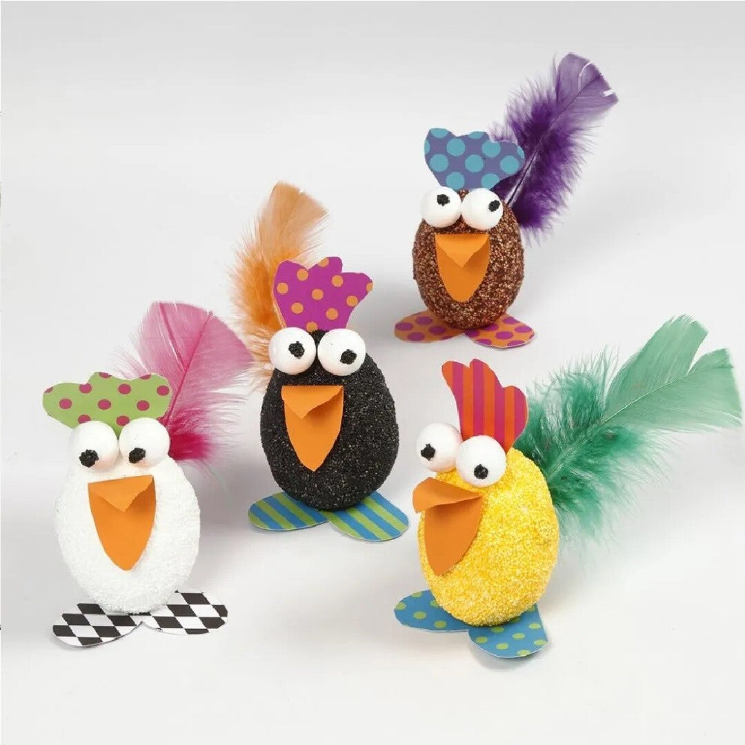 creativ company gele veren - 6st | 51848 | 2