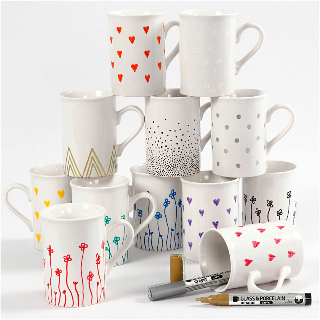 creativ company glas- en porseleinstiften - 12st | 31334 | 3