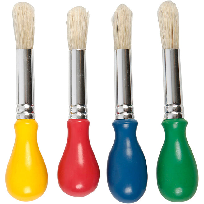 creativ company kinderkwasten rond - 4st | 95221 | 0