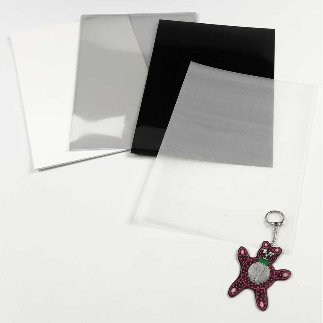 creativ company krimpfolie vellen transparant en glanzend - 10st | 79095 | 1