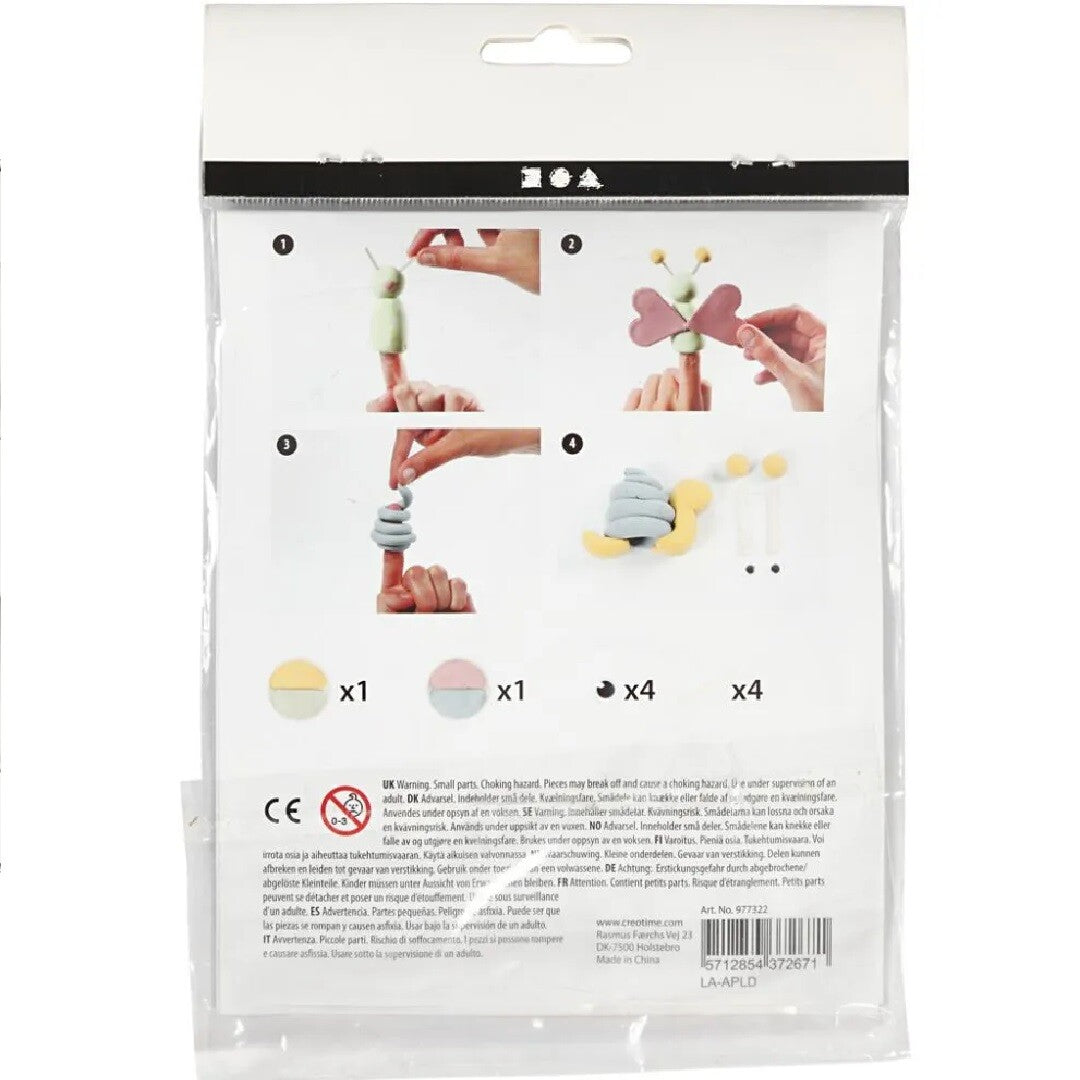 creativ company mini kit vingerpoppetjes insecten | 977322 | 1