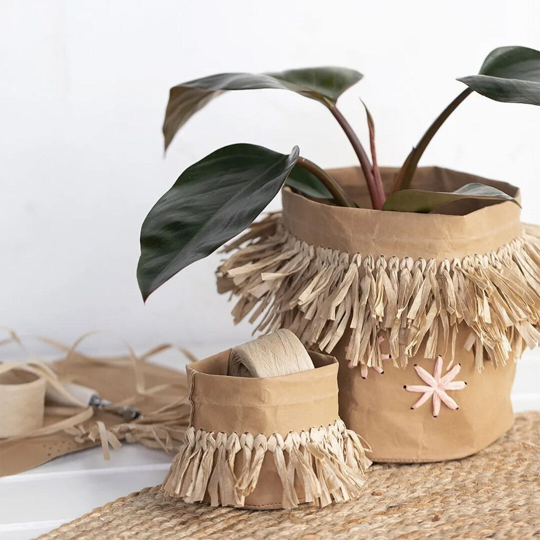 creativ company rol raffia papiergaren - wit - 100m   | 503291 | 2