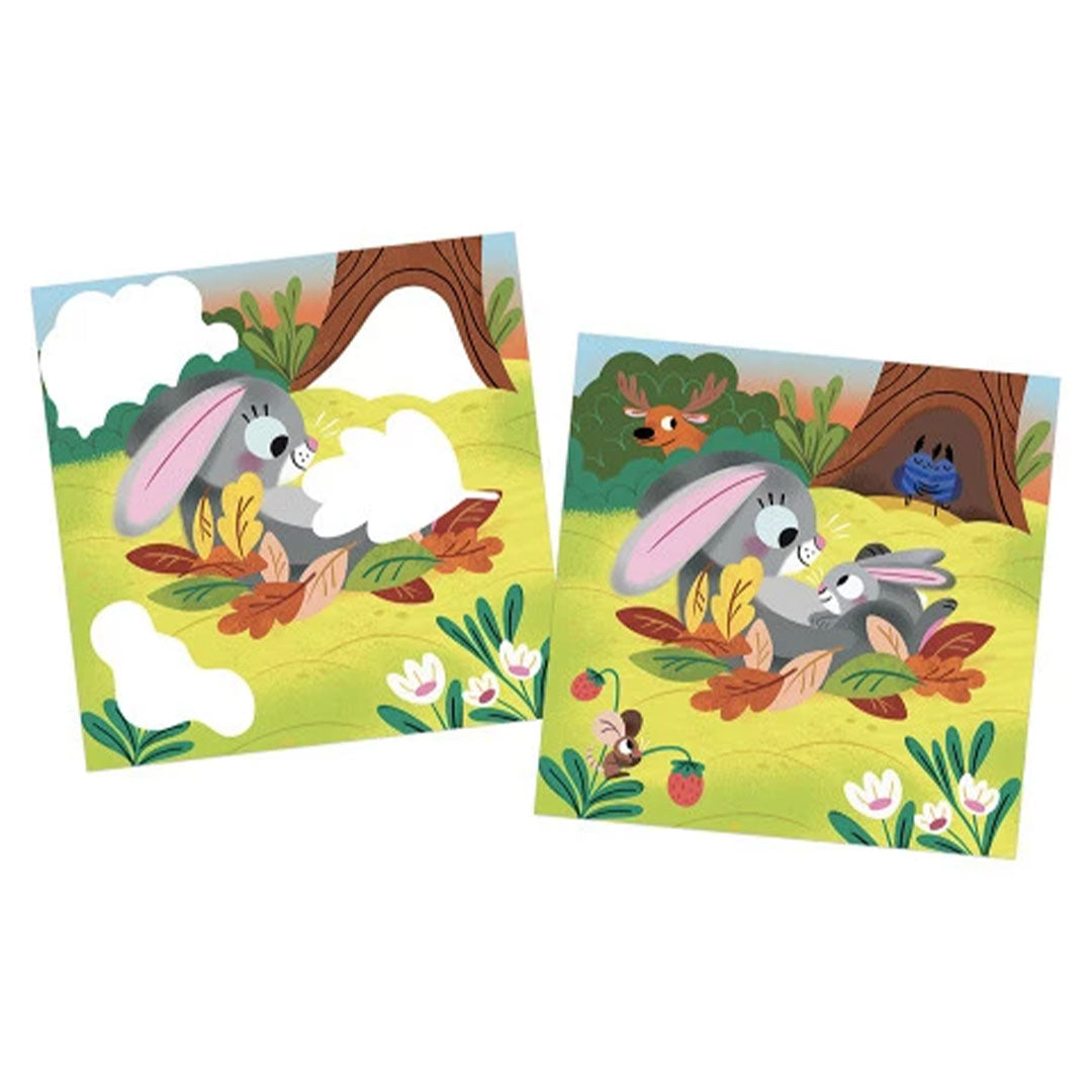 janod magische kleurplaten - knuffeldieren | 11.9049 | 1