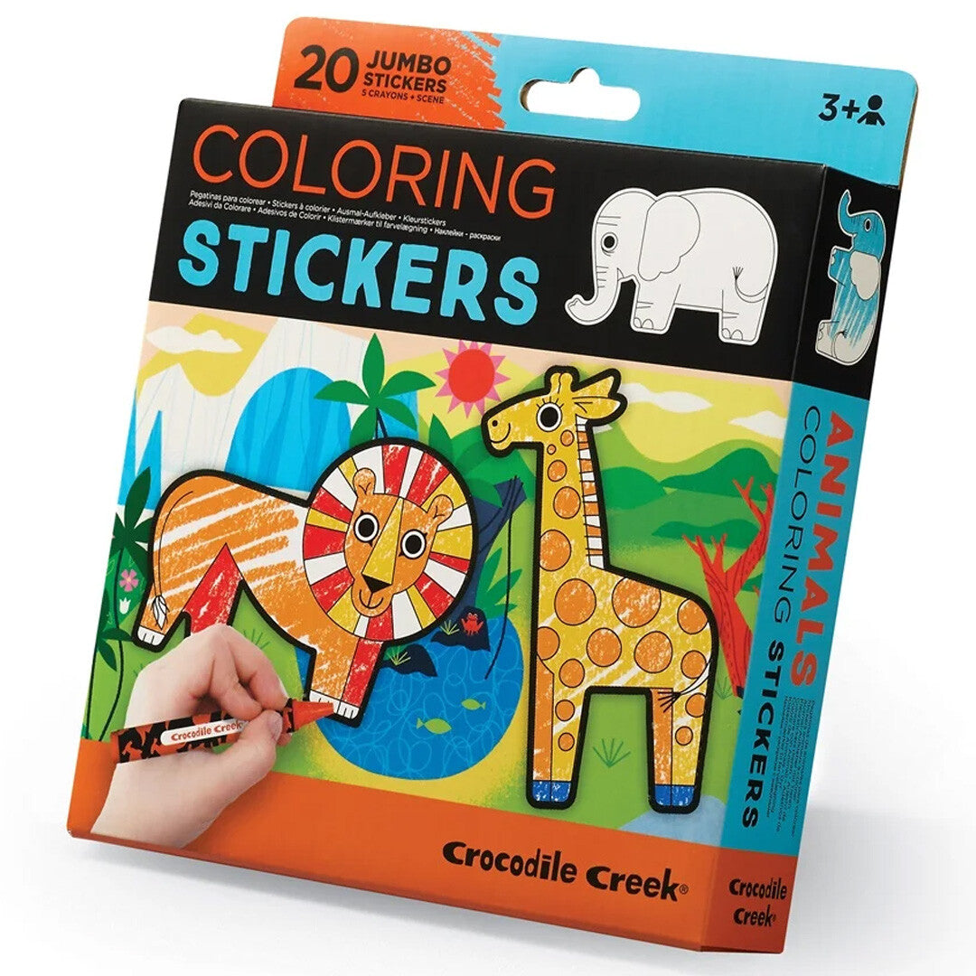crocodile creek kleurstickers dieren | CC75451 | 0