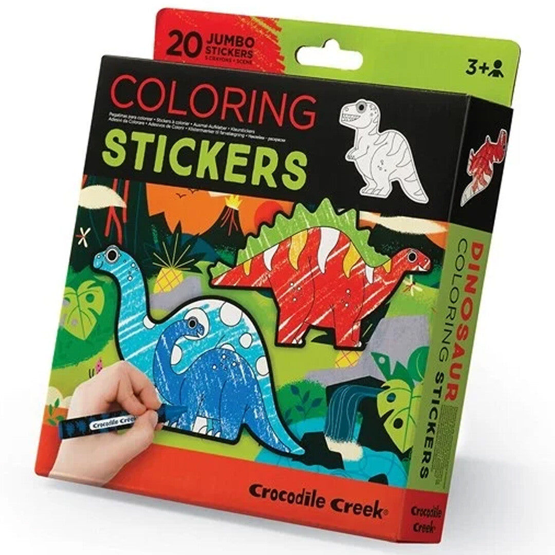 crocodile creek kleurstickers dinosaurus | CC75452 | 0