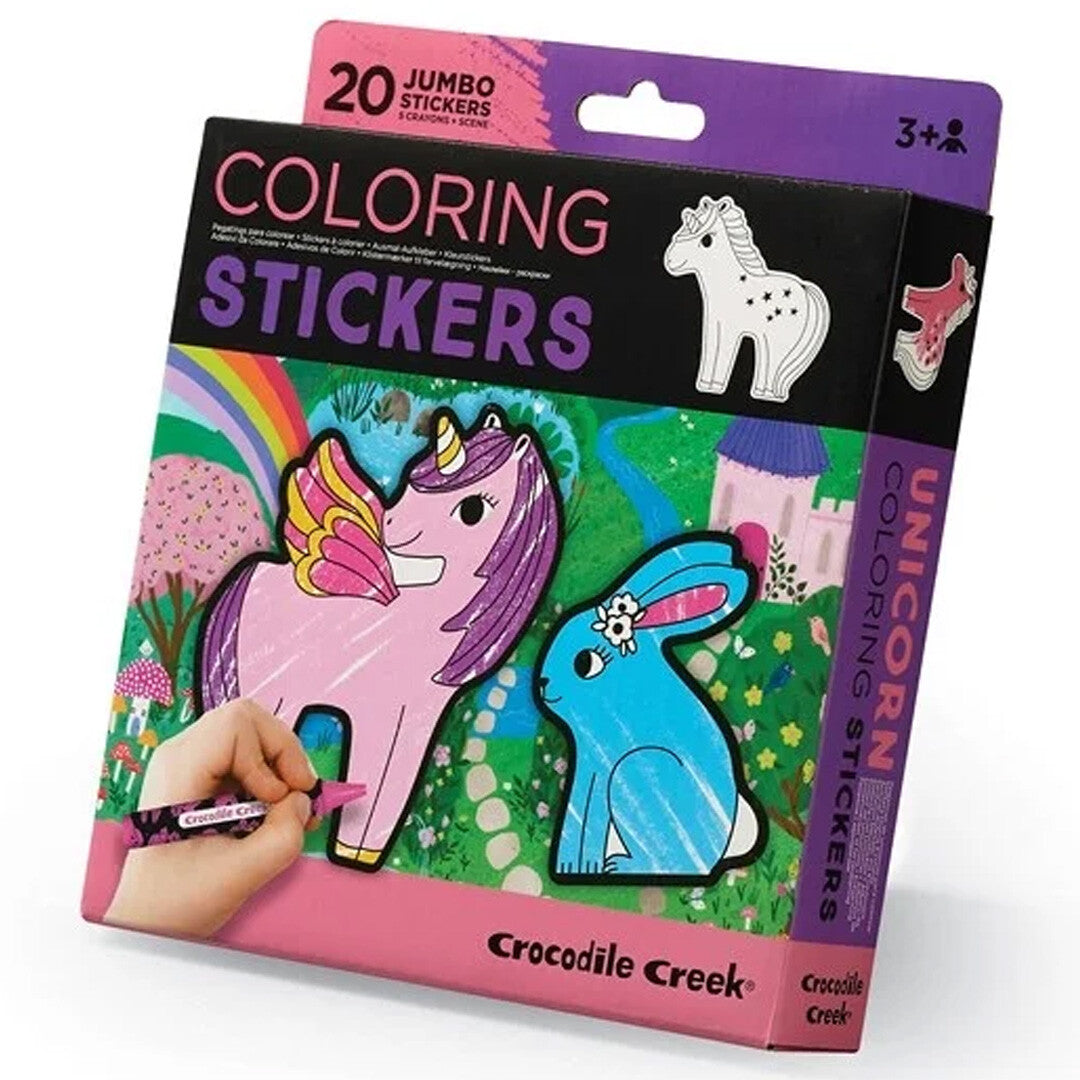 crocodile creek kleurstickers eenhoorn | CC75453 | 0