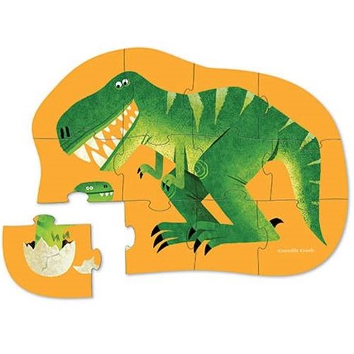 crocodile creek mini puzzel - dinosaurus ei - 12st | CC41185 | 1