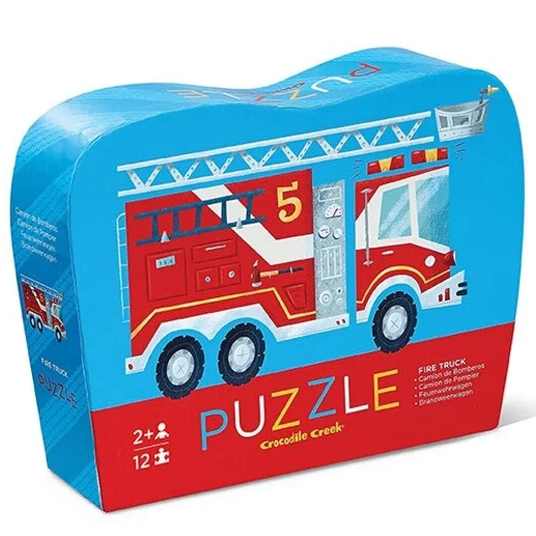 crocodile creek puzzel brandweerauto - 12st | CC41158 | 0
