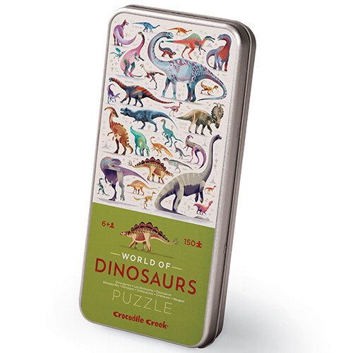 crocodile creek puzzel in blik dinosauriërs - 150st | CC43101 | 0