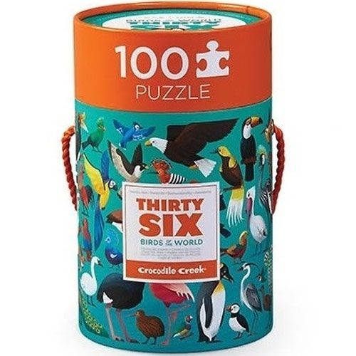 crocodile creek puzzel zesendertig vogels - 100st | CC40552 | 0