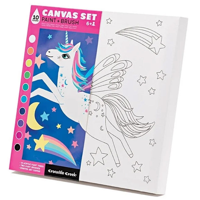 crocodile creek schilderen op canvas eenhoorn | CC75111 | 0