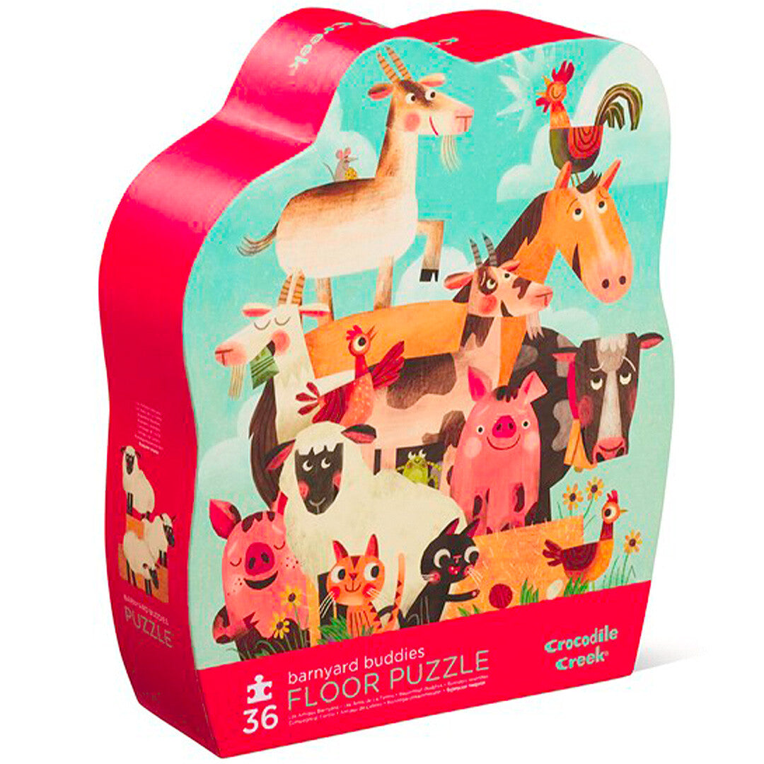 crocodile creek vloerpuzzel boerderijdieren - 36st | CC40796 | 0
