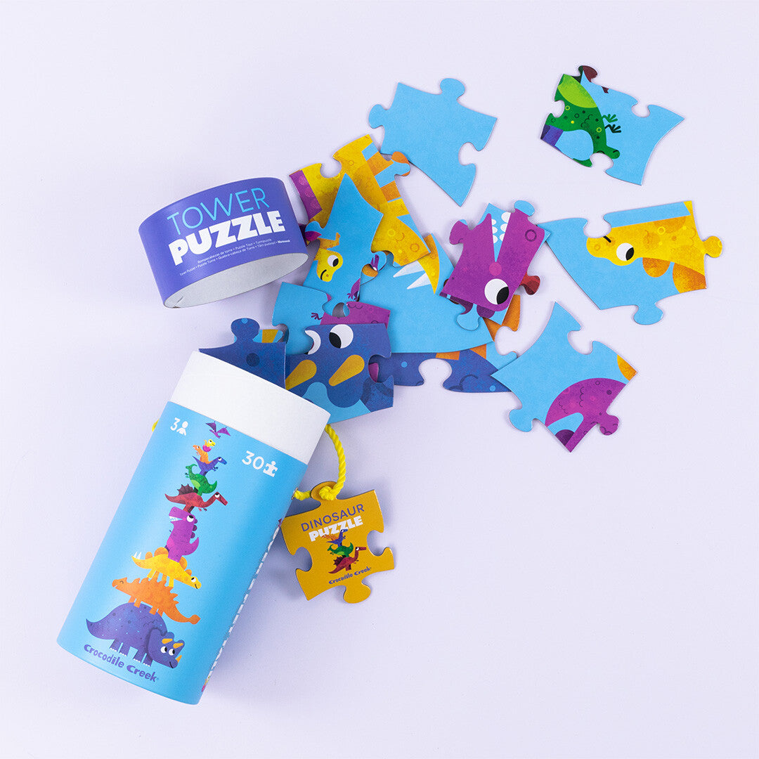crocodile creek vloerpuzzel dinosaurussen - 30st | CC40102 | 4