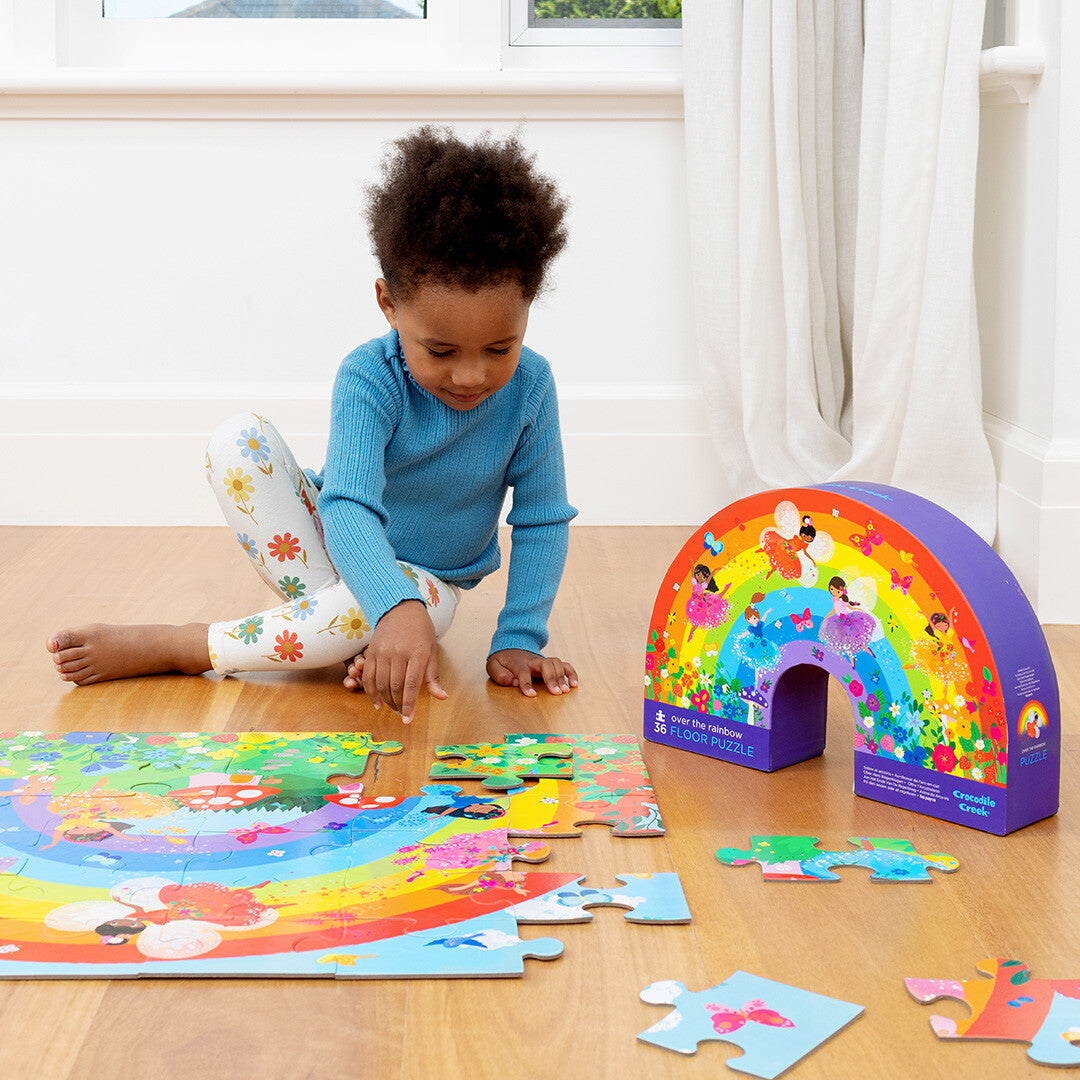 crocodile creek vloerpuzzel regenboog - 36st | CC40782 | 4