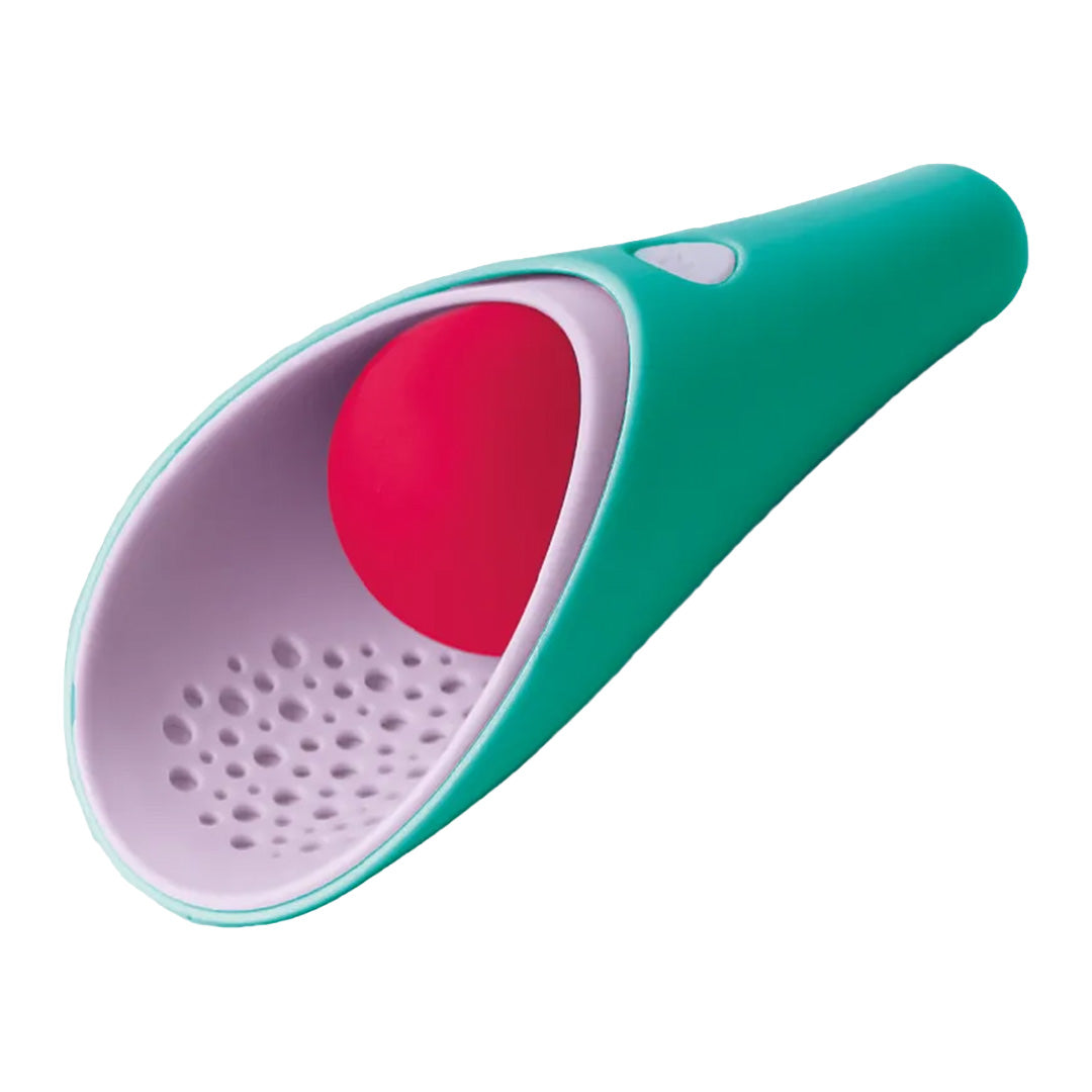 quut pelle avec tamis et balle cuppi 3-en-1 - lagoon lavender
