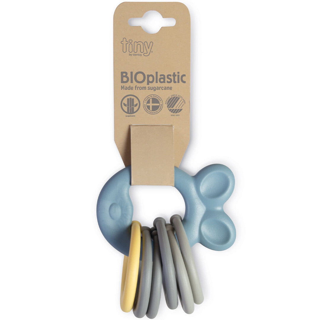 dantoy biobased bijtspeelgoed met ringen - blue | 6017 | 0