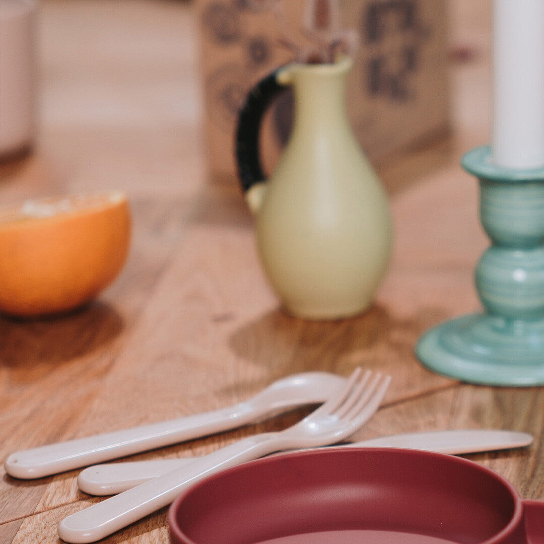 dantoy biobased kinderbestek nude - mocca - 6st | 6252 | 2