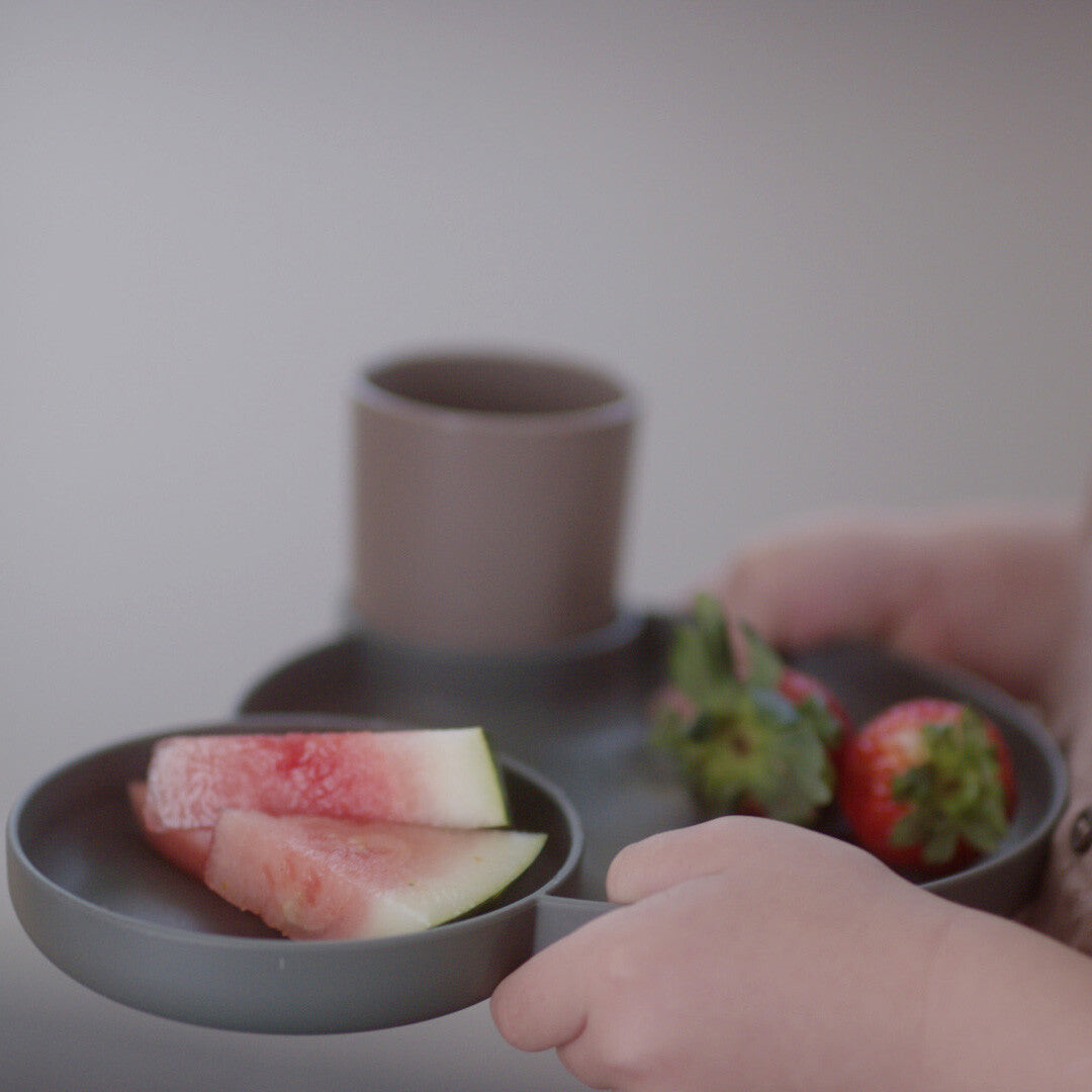 dantoy biobased kinderservies olive - 7-delig | 6202 | 2