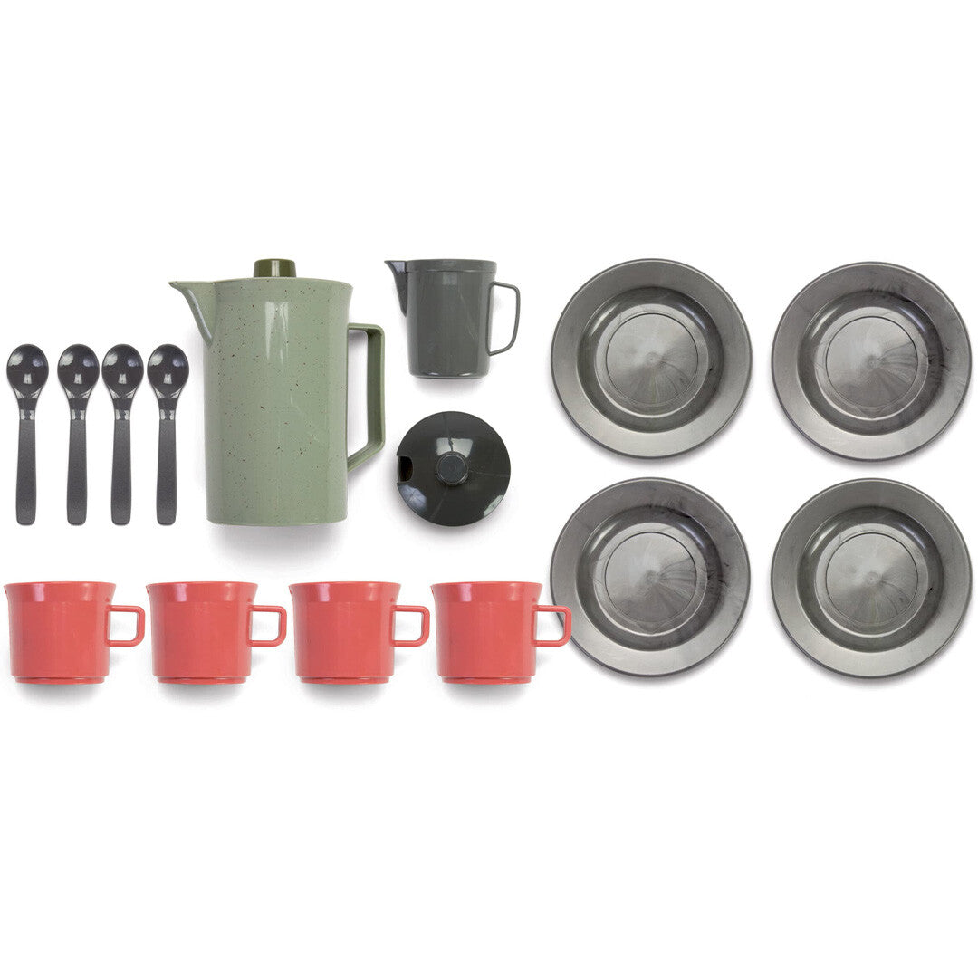 dantoy green bean koffieset - 17-delig | 2680 | 1