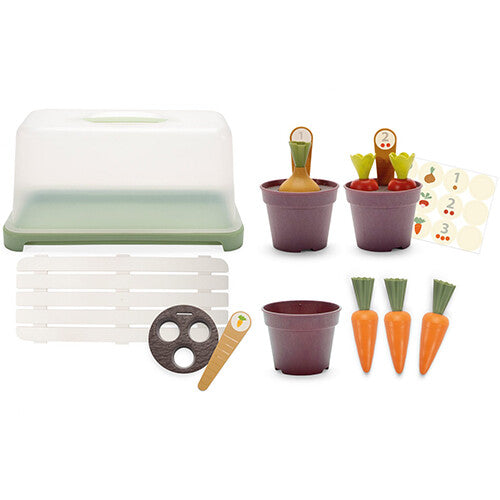 dantoy green garden kweekkas - 18-delig  | DY4725 | 1