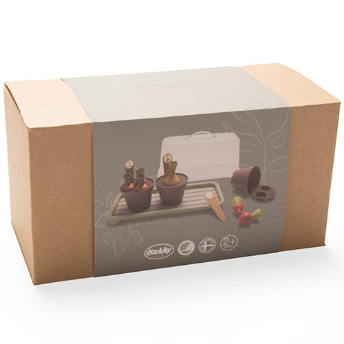 dantoy green garden kweekkas - 18-delig  | DY4725 | 2