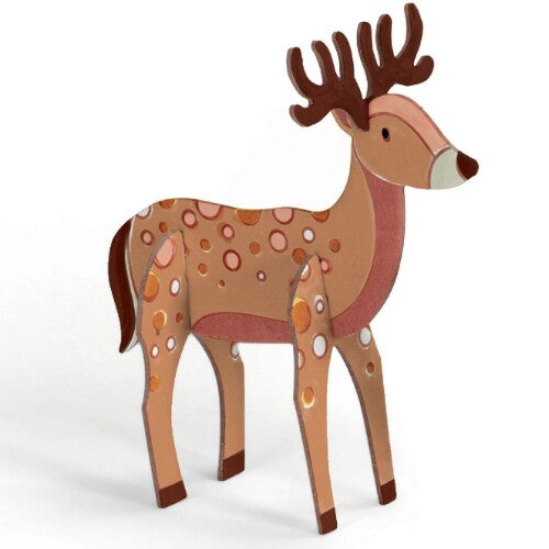 djeco 3D kleurplaat speelfiguren - bos | DJ08001 | 4