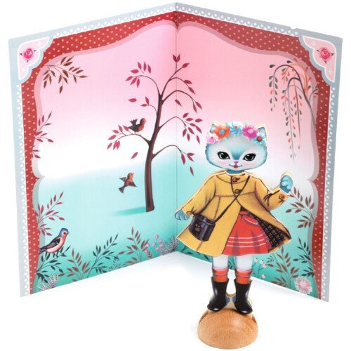 djeco aankleedpoppen poezen | DJ09859 | 3