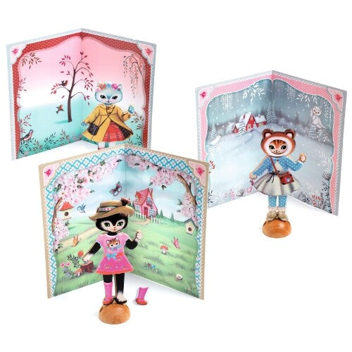 djeco aankleedpoppen poezen | DJ09859 | 4