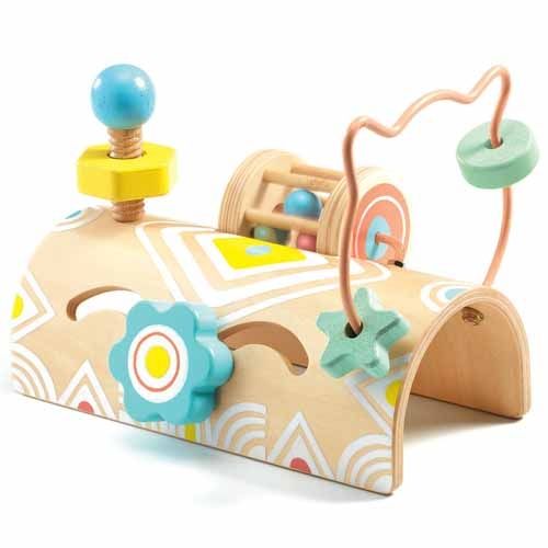 djeco activiteitenspel met kralenframe - baby tabli | DJ06120 | 0