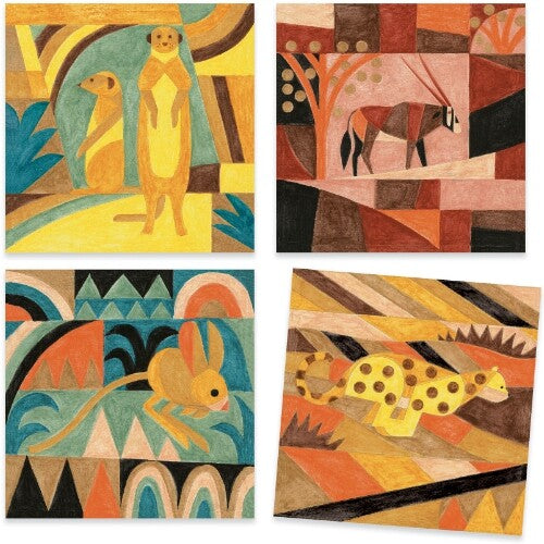 djeco aquarel abstracte dieren desert - paul klee | DJ09373 | 4