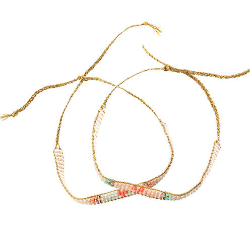 djeco armbandjes maken me & you - miyuki and hearts | DJ00018 | 1