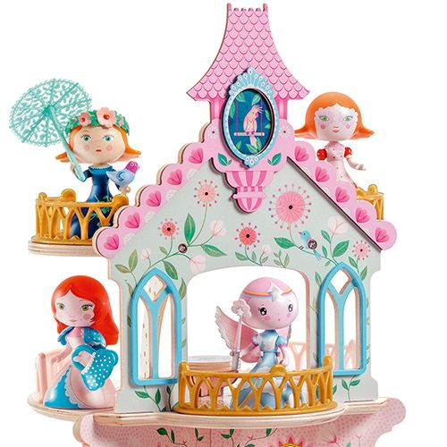 djeco arty toys poppenhuis - ze princess tower | DJ06787 | 1