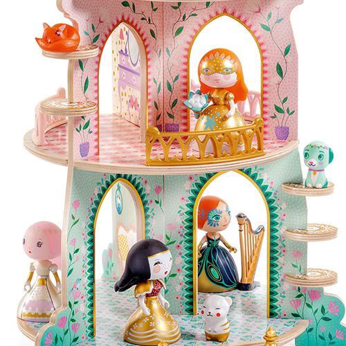 djeco arty toys poppenhuis - ze princess tower | DJ06787 | 2