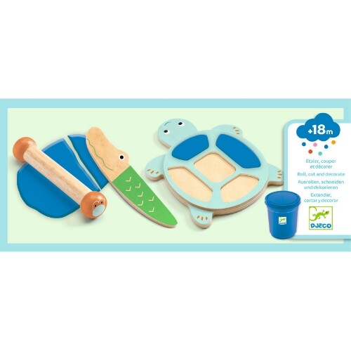djeco boetseerklei met gereedschap - myplastijungle - 4-delig | DJ09032 | 0