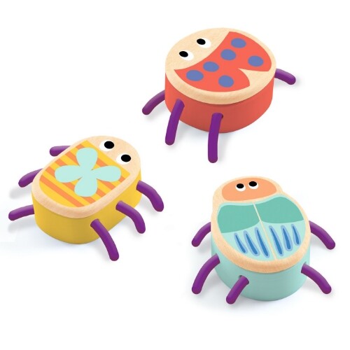 djeco boetseerklei met insecten - myplastibugs - 3st | DJ09033 | 1