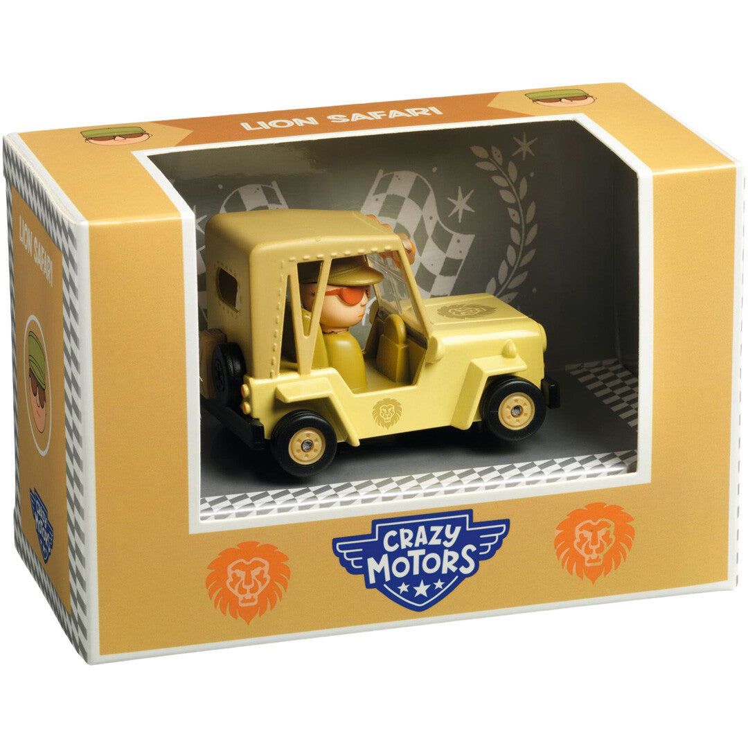 djeco crazy motors auto - lion safari | DJ05480 | 1