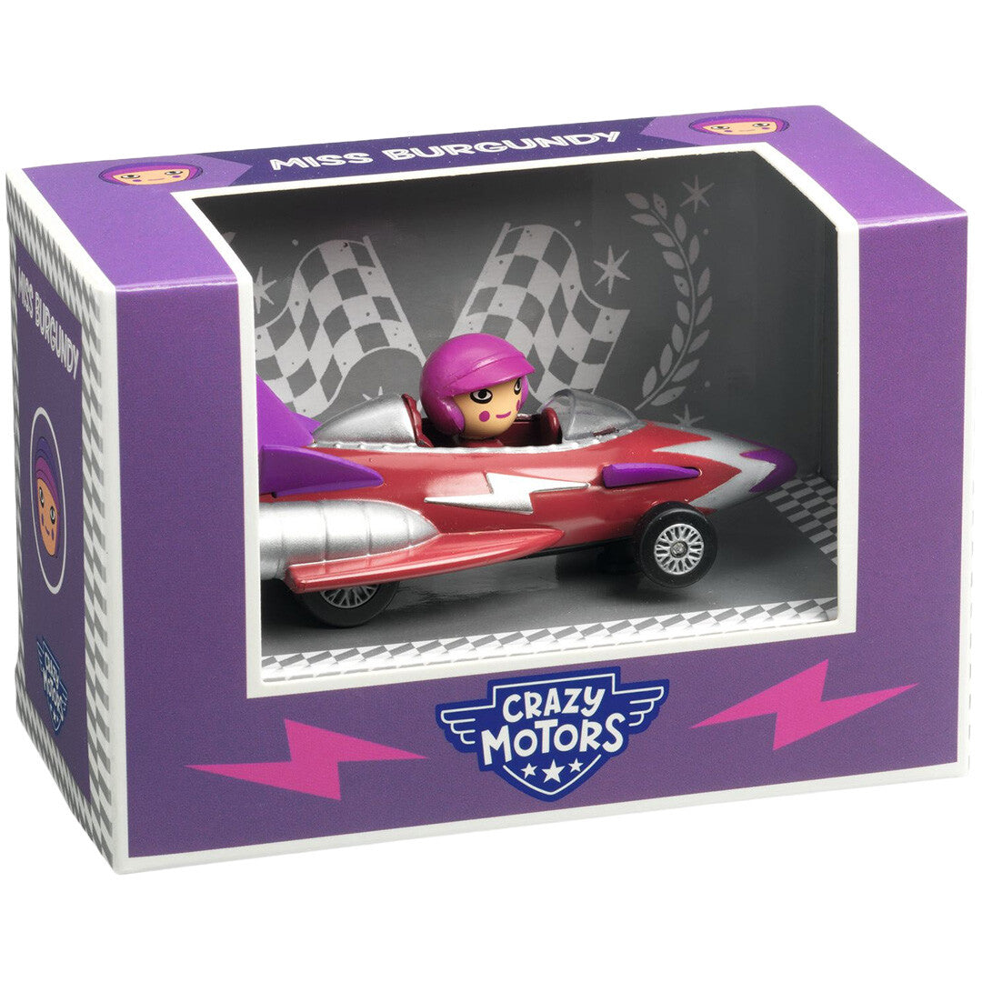 djeco crazy motors auto - miss burgundy | DJ05483 | 1